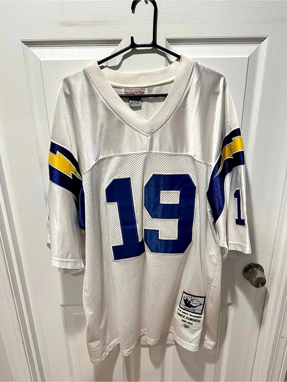 Mitchell & Ness Lance Alworth San Diego Chargers Authentic Jersey Size 54 2XL